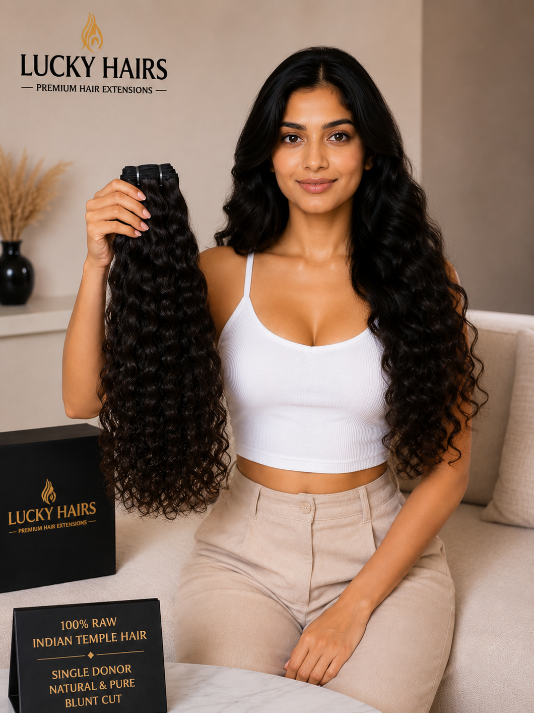 Blunt cut Curly 18